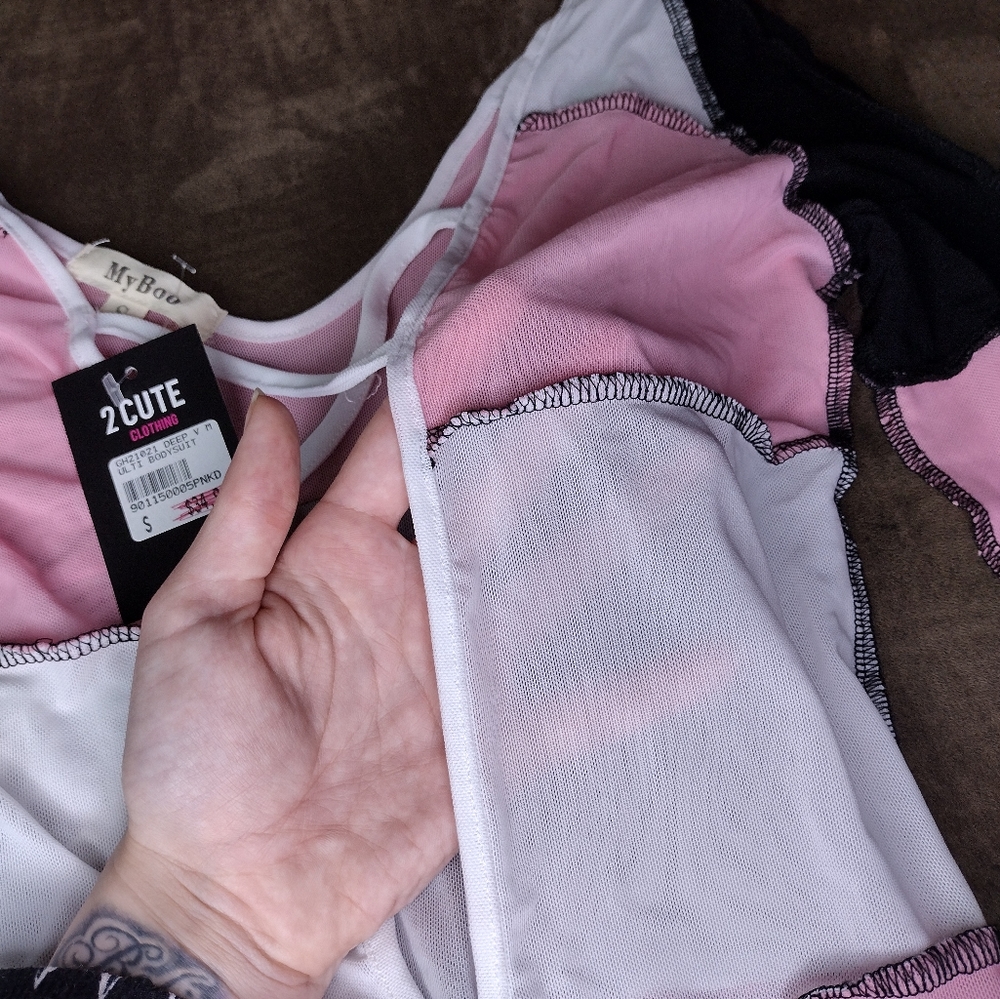 Deep V BodySuit MultiColor - Picture 6 of 8